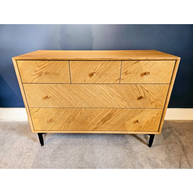 Ercol Monza 5 Drawer Wide Chest Ercol Monza 5 Drawer Wide Chest