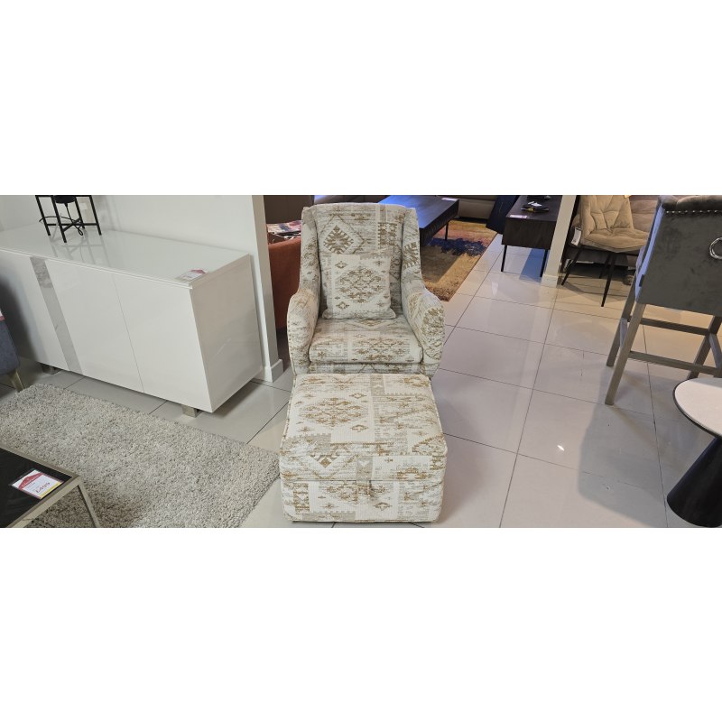 Charlotte Accent Chair with Footstool Charlotte Accent Chair with Footstool