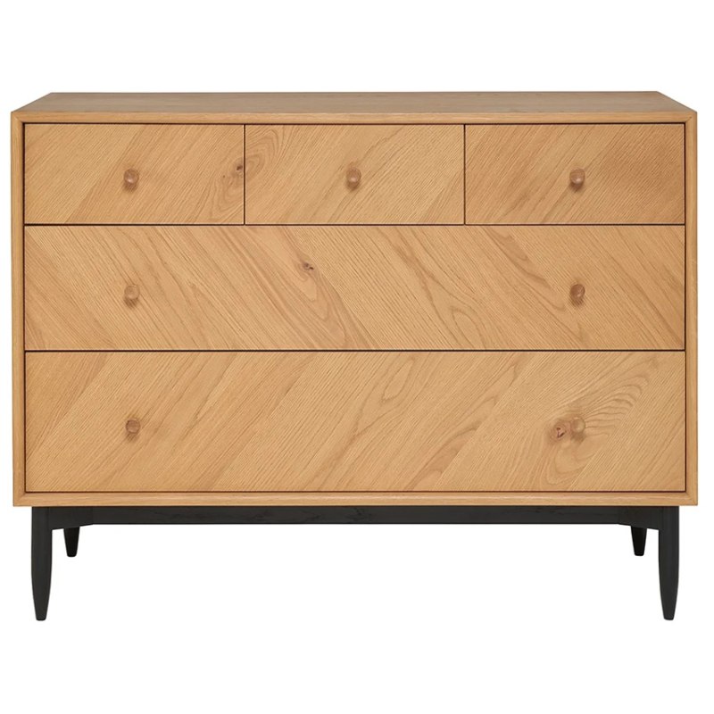 Ercol Monza 5 Drawer Wide Chest Ercol Monza 5 Drawer Wide Chest