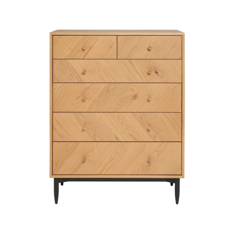 Ercol Monza 6 Drawer Chest Ercol Monza 6 Drawer Chest