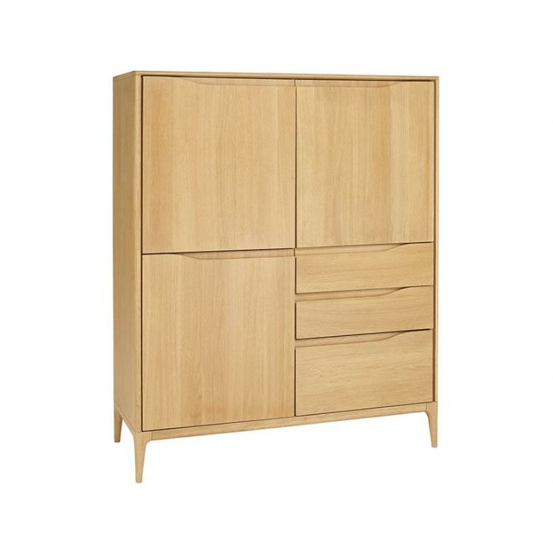 Ercol Romana Oak Highboard Ercol Romana Oak Highboard