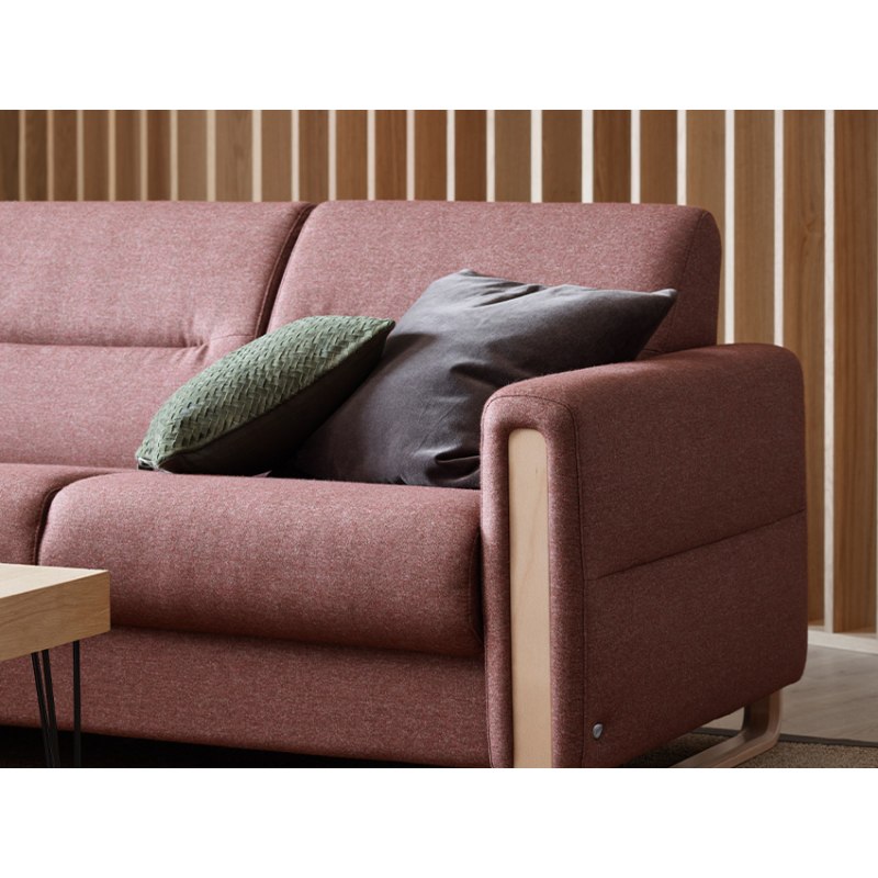 Stressless Fiona 2 Seater Sofa With Wooden Arms Stressless Fiona 2 Seater Sofa With Wooden Arms