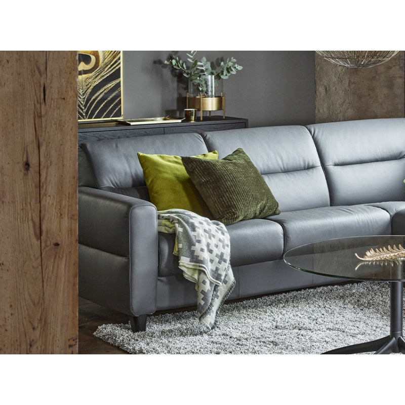 Stressless Fiona 5 Seater Corner Sofa with Upholstered Arms Stressless Fiona 5 Seater Corner Sofa with Upholstered Arms