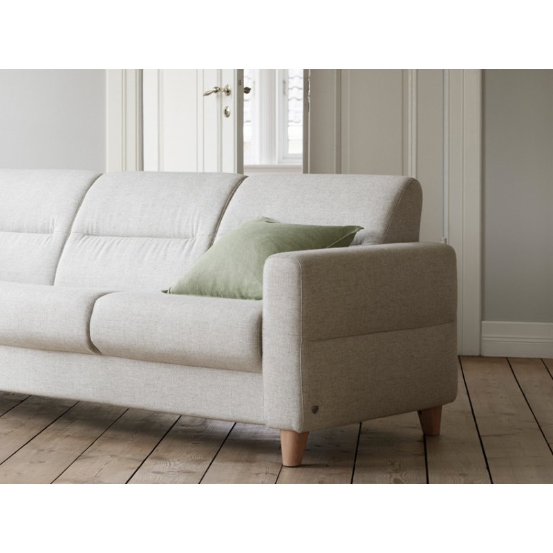 Stressless Fiona 6 Seater Corner Sofa With Upholstered Arms Stressless Fiona 6 Seater Corner Sofa With Upholstered Arms