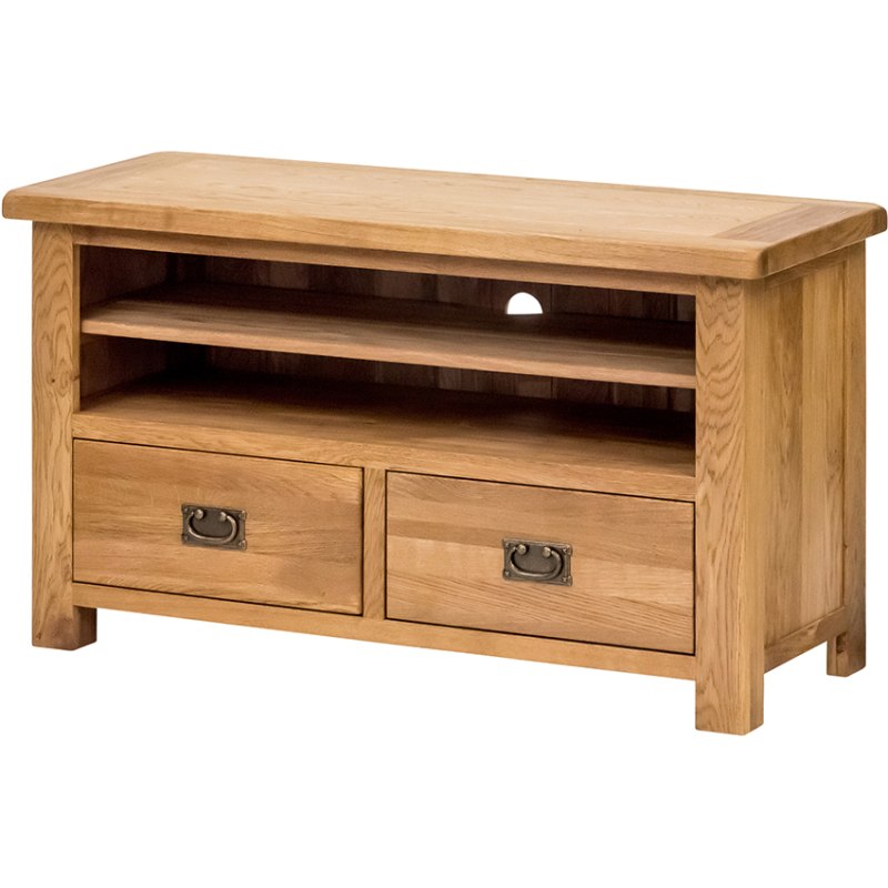 Hemingford Oak TV Unit With Drawers Hemingford Oak TV Unit With Drawers