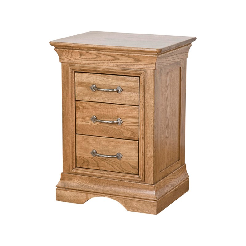 Padbury Oak 3 Drawer Bedside Padbury Oak 3 Drawer Bedside