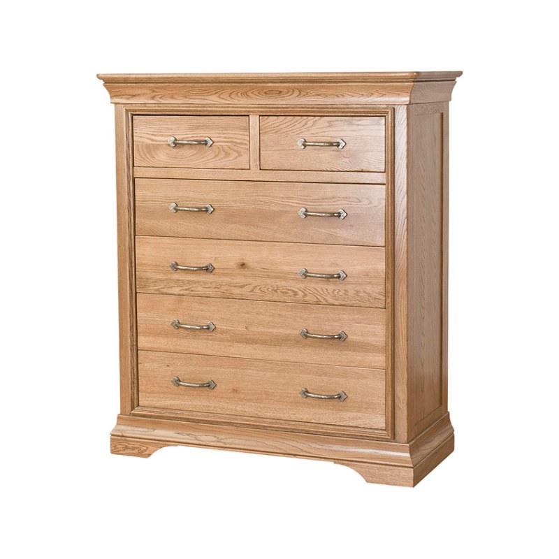 Padbury Oak 2 Over 4 Chest of Drawers Padbury Oak 2 Over 4 Chest of Drawers