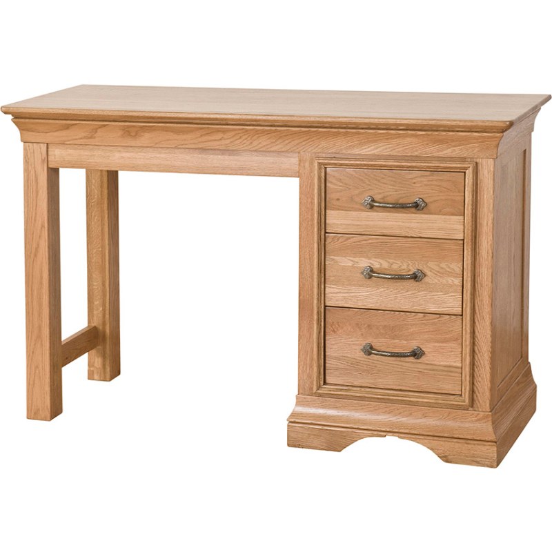 Padbury Oak Single Pedestal Dressing Table Padbury Oak Single Pedestal Dressing Table