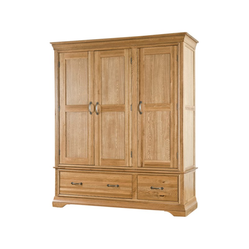 Padbury Oak Triple Wardrobe Padbury Oak Triple Wardrobe