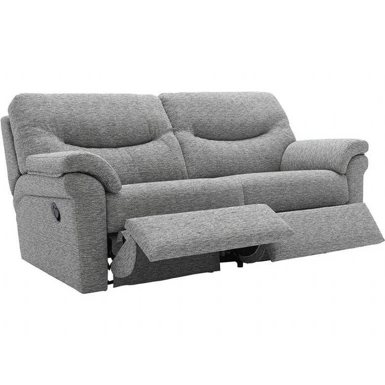 G Plan Washington Soft Cover 3 Seater Double Manual Recliner Sofa G Plan Washington Soft Cover 3 Seater Double Manual Recliner Sofa