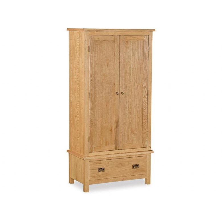 Fairfax Compact Bedroom Oak Gents Wardrobe Fairfax Compact Bedroom Oak Gents Wardrobe