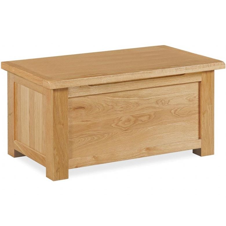 Fairfax Compact Bedroom Oak Blanket Box Fairfax Compact Bedroom Oak Blanket Box