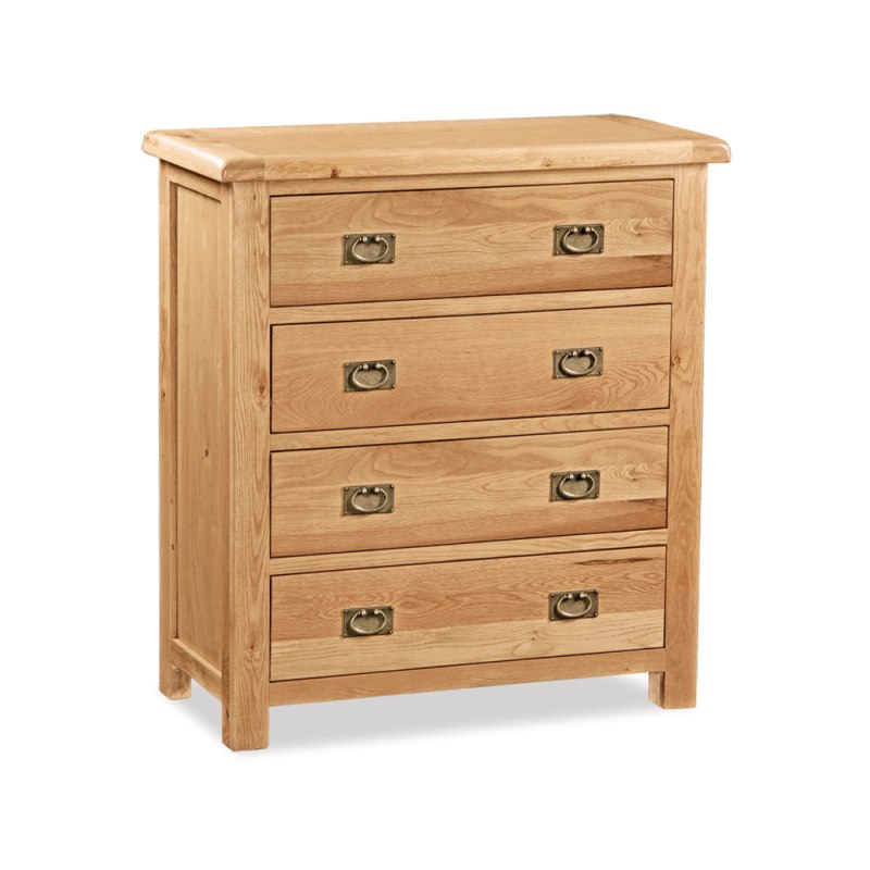 Fairfax Bedroom Oak 4 Drawer Chest Fairfax Bedroom Oak 4 Drawer Chest