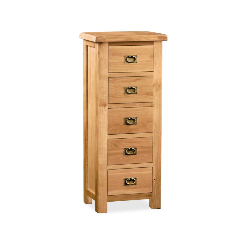 Fairfax Bedroom Oak Tallboy Fairfax Bedroom Oak Tallboy