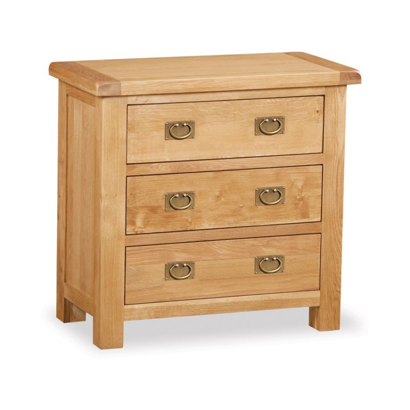 Fairfax Bedroom Oak 3 Drawer Chest Fairfax Bedroom Oak 3 Drawer Chest