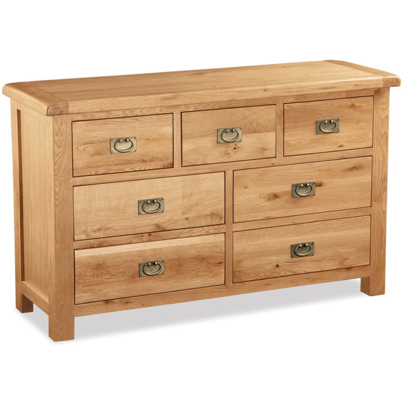 Fairfax Bedroom Oak 3 Over 4 Chest Fairfax Bedroom Oak 3 Over 4 Chest