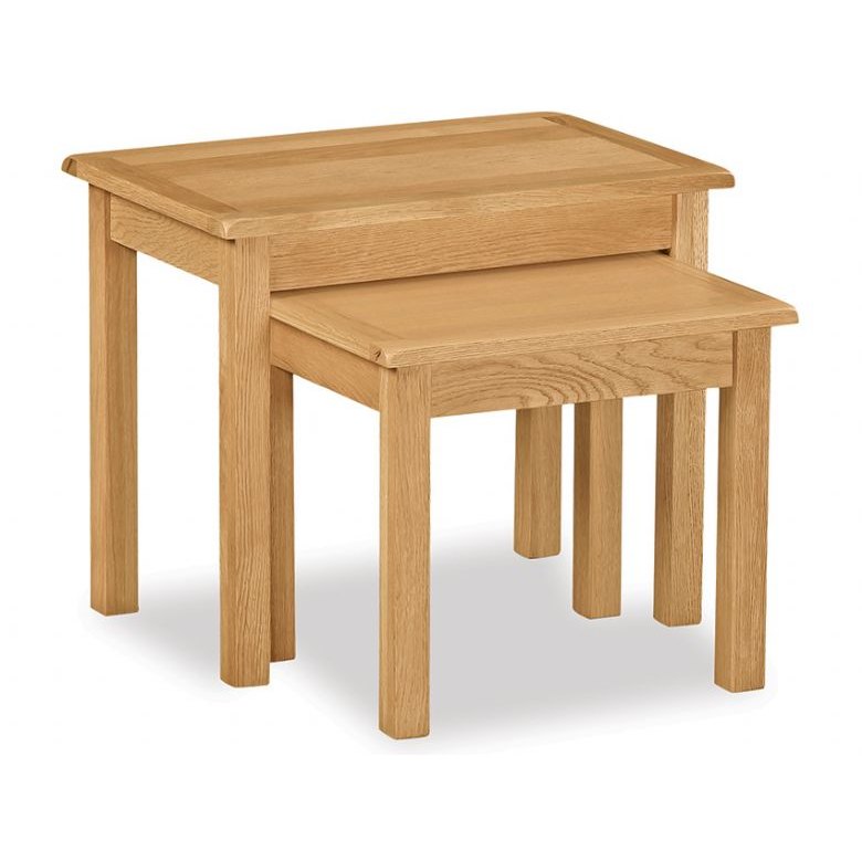 Fairfax Compact Oak Nest of Tables Fairfax Compact Oak Nest of Tables