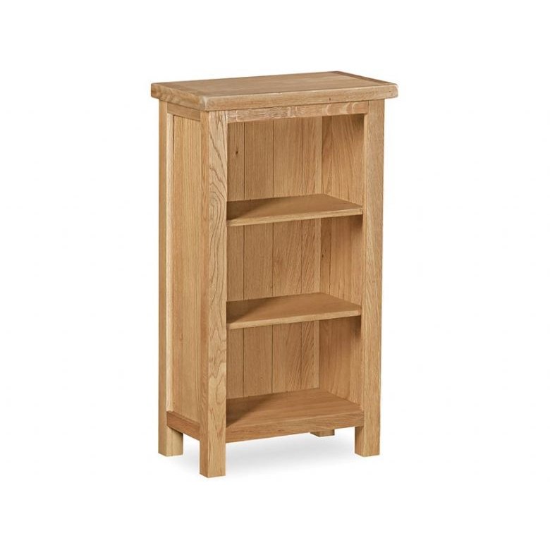 Fairfax Compact Oak Low Narrow Bookcase Fairfax Compact Oak Low Narrow Bookcase