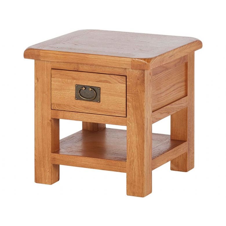 Fairfax Oak Lamp Table with Drawer Fairfax Oak Lamp Table with Drawer