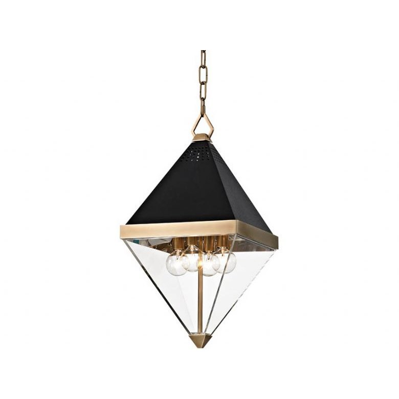 Coltrane Aged Brass 4 Light Pendant Coltrane Aged Brass 4 Light Pendant