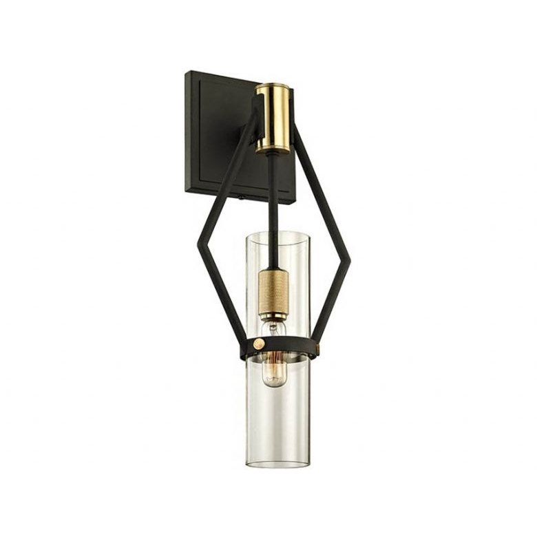 Raef Bronze and Brass 1 Light Wall Sconce Raef Bronze and Brass 1 Light Wall Sconce