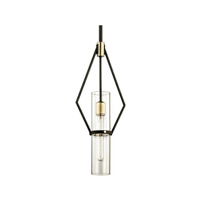 Raef Bronze and Brass 1 Light Mini Pendant Raef Bronze and Brass 1 Light Mini Pendant