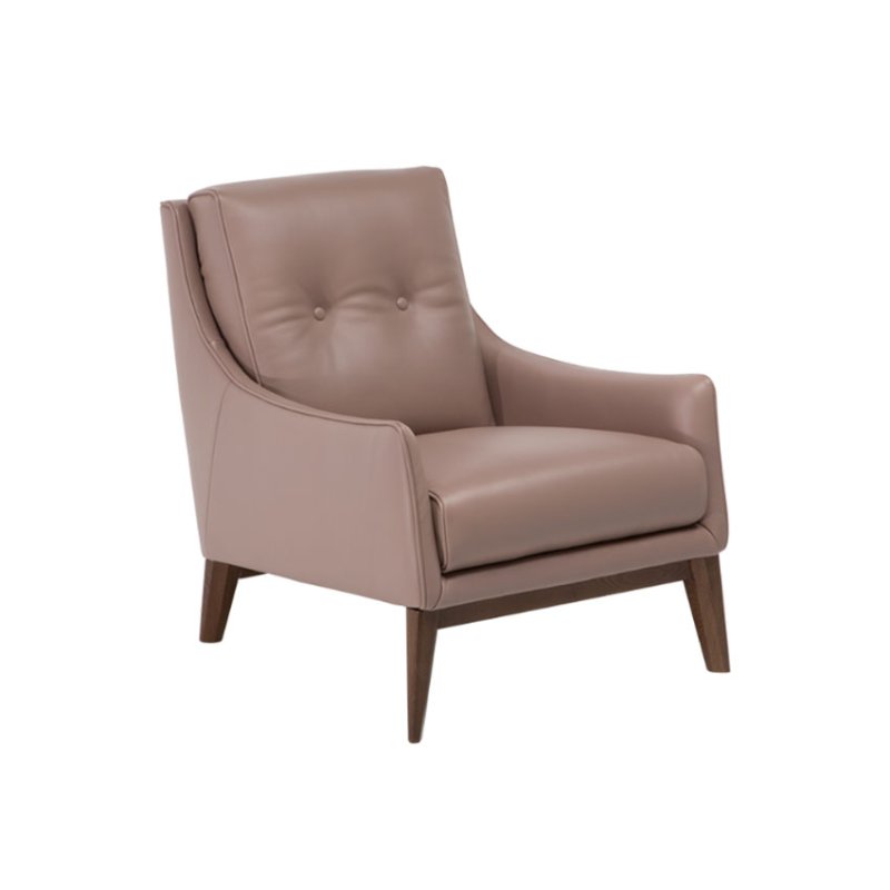 Natuzzi Editions Amicizia Armchair With Wooden Feet Natuzzi Editions Amicizia Armchair With Wooden Feet