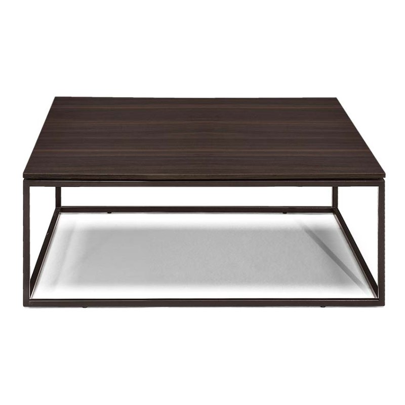 Natuzzi Editions Hydra Square Coffee Table - Smoked Oak Natuzzi Editions Hydra Square Coffee Table - Smoked Oak