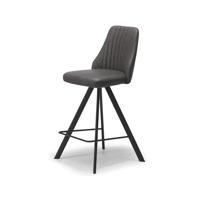 Dallas Dark Grey Bar Stool Dallas Dark Grey Bar Stool