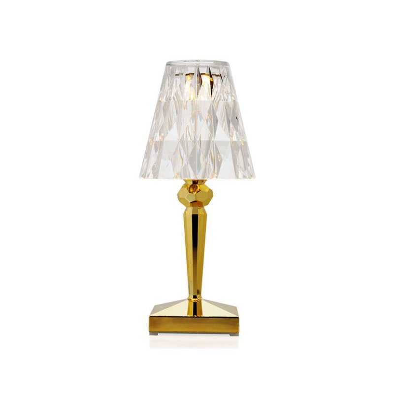 Kartell Battery - Ferruccio Laviani Gold Lamp Kartell Battery - Ferruccio Laviani Gold Lamp