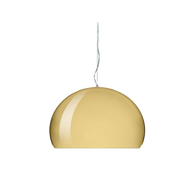 Fly by Ferruccio Laviani Big Metal Gold Lamp Fly by Ferruccio Laviani Big Metal Gold Lamp