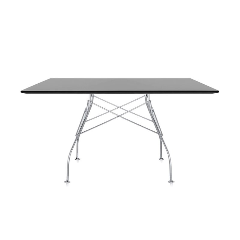 Glossy by Antonio Citterio Black Square Table Glossy by Antonio Citterio Black Square Table