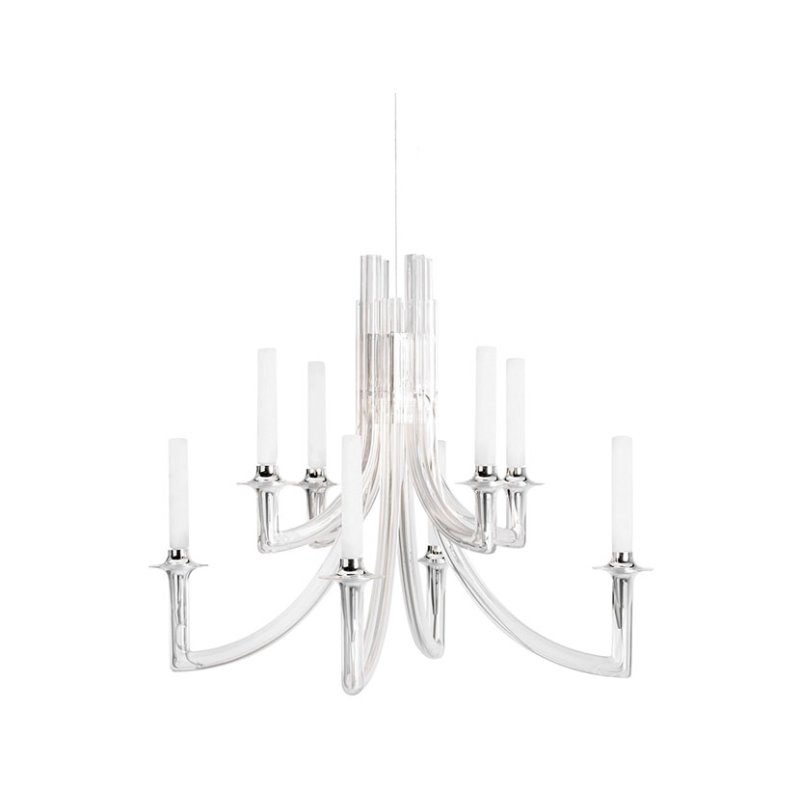 Kartell Khan by Philippe Starck Crystal Chandelier Kartell Khan by Philippe Starck Crystal Chandelier