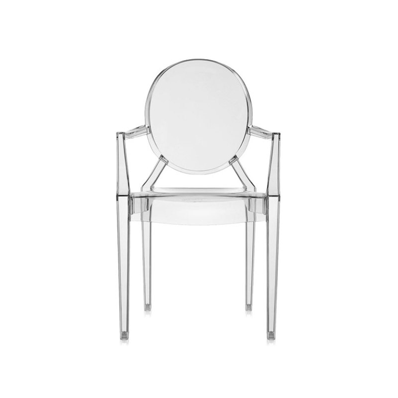 Louis Ghost by Philippe Starck Light Smoke Chair Louis Ghost by Philippe Starck Light Smoke Chair