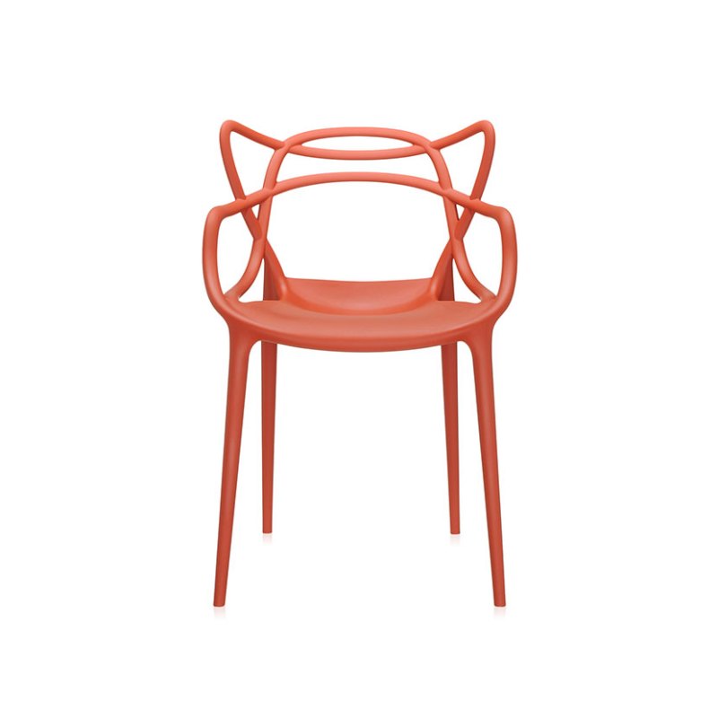 Masters by Phillippe Starck Chair Orange Rust Masters by Phillippe Starck Chair Orange Rust