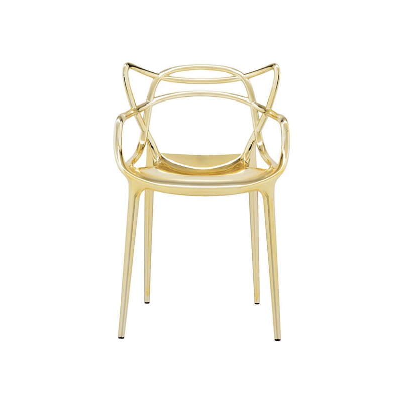 Kartell Masters by Phillippe Starck Chair Gold Kartell Masters by Phillippe Starck Chair Gold