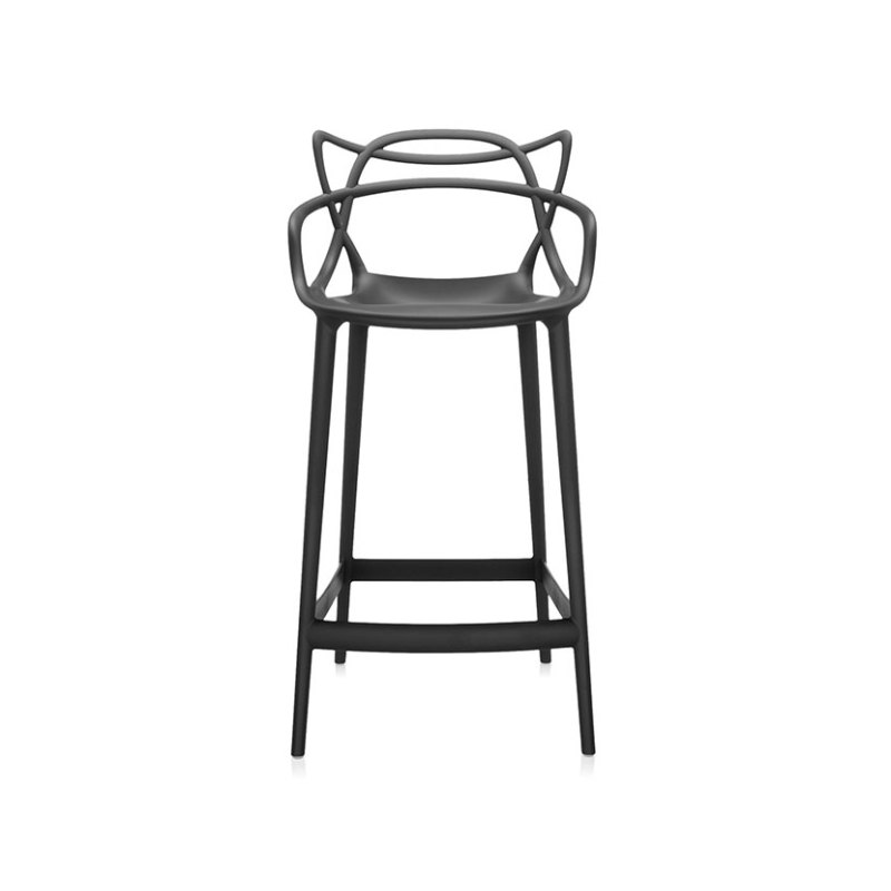 Masters by Phillippe Starck Stool H.65 Black Masters by Phillippe Starck Stool H.65 Black