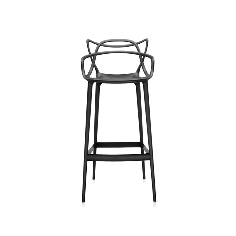 Masters by Phillippe Starck Stool H.75 Black Masters by Phillippe Starck Stool H.75 Black