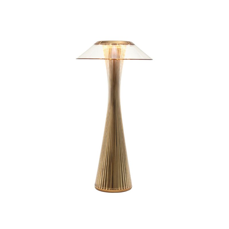 Kartell Space by Adam Tihany Gold Lamp Kartell Space by Adam Tihany Gold Lamp