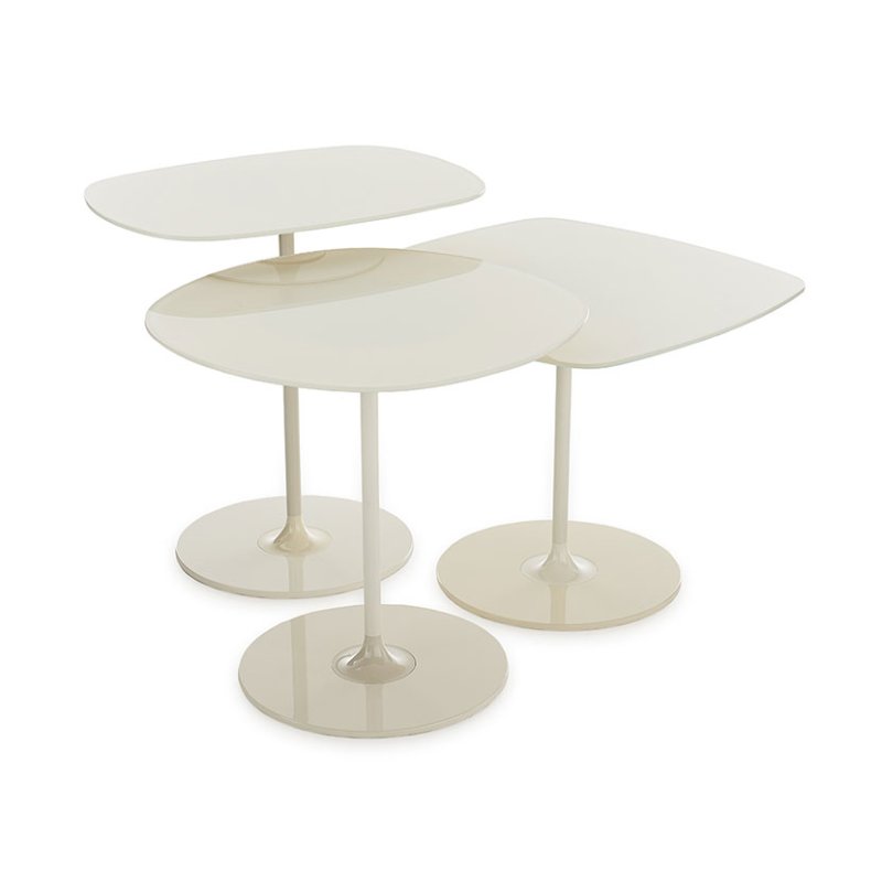 Thierry by Piero Lissoni Trio Coffee Tables White Thierry by Piero Lissoni Trio Coffee Tables White