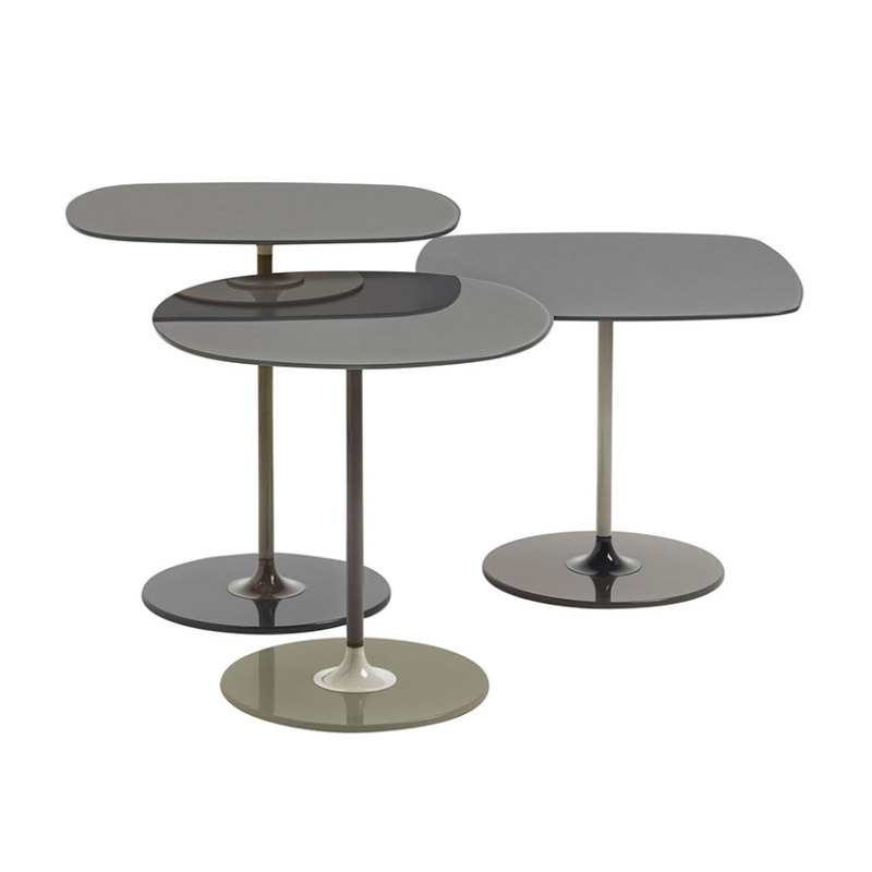 Thierry by Piero Lissoni Trio Coffee Tables Grey Thierry by Piero Lissoni Trio Coffee Tables Grey