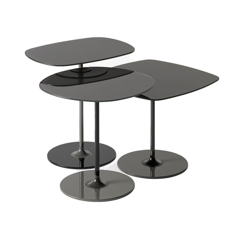 Thierry by Piero Lissoni Trio Coffee Tables Black Thierry by Piero Lissoni Trio Coffee Tables Black