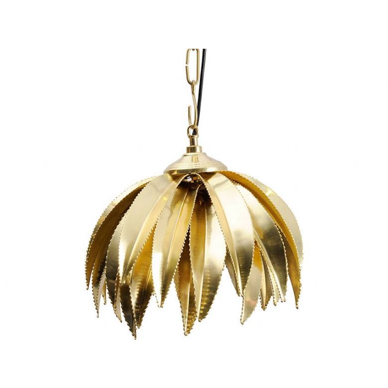 Polished Brass Palm Tree Pendant Polished Brass Palm Tree Pendant