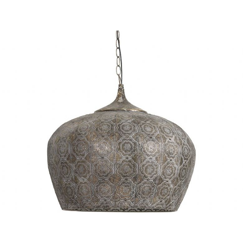 Emine Brown Gold Hanging Lamp Emine Brown Gold Hanging Lamp