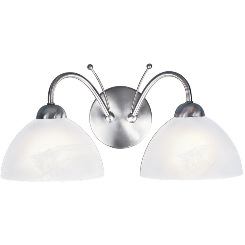 Milanese 2 Light Satin Silver Wall Fitting Milanese 2 Light Satin Silver Wall Fitting