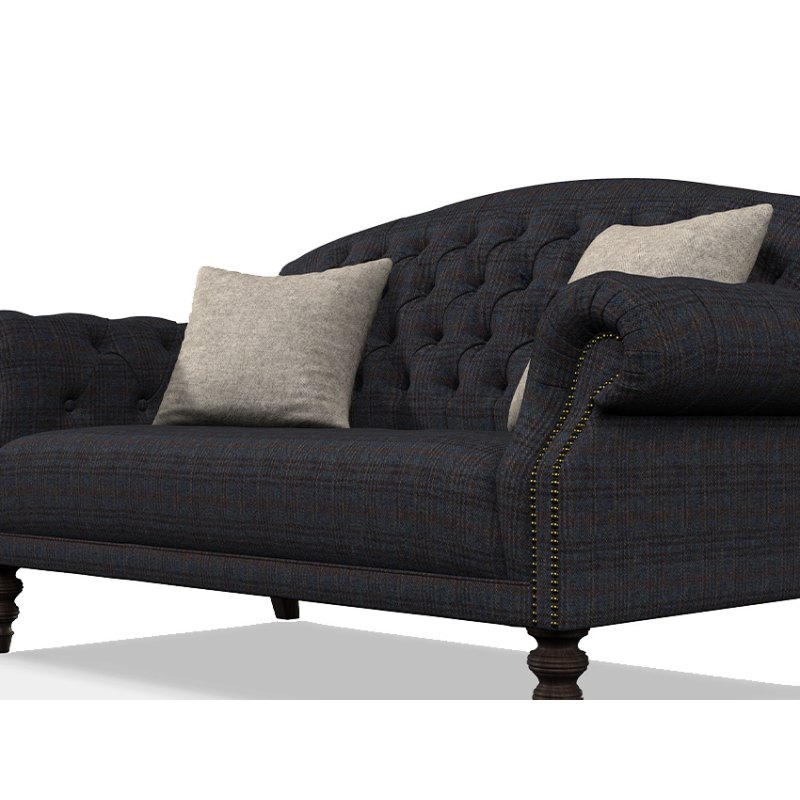 Tetrad Arbroath Harris Tweed Petit Sofa - Elegant Comfort in Oban Iris ...