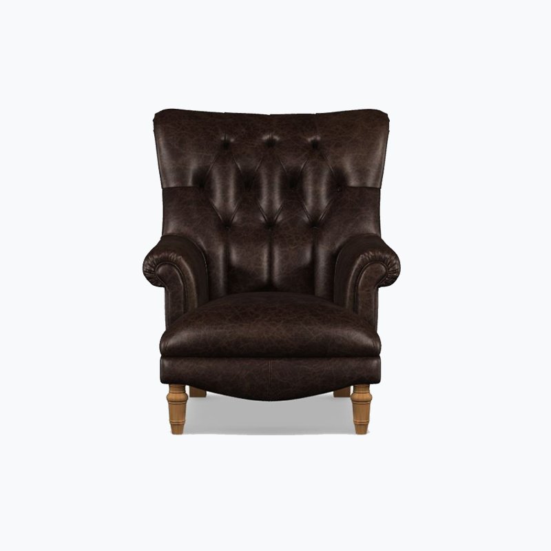 Tetrad Harris Tweed Regent Leather Chair Tetrad Harris Tweed Regent Leather Chair