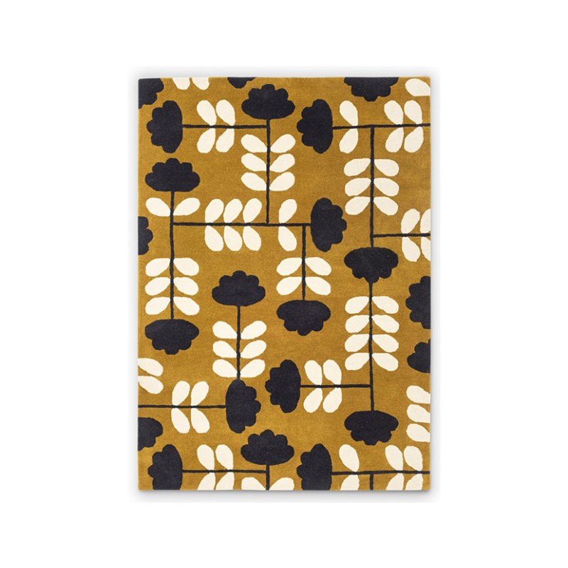 Orla Kiely Cut Stem Dijon Rug 230cm x 160cm Orla Kiely Cut Stem Dijon Rug 230cm x 160cm