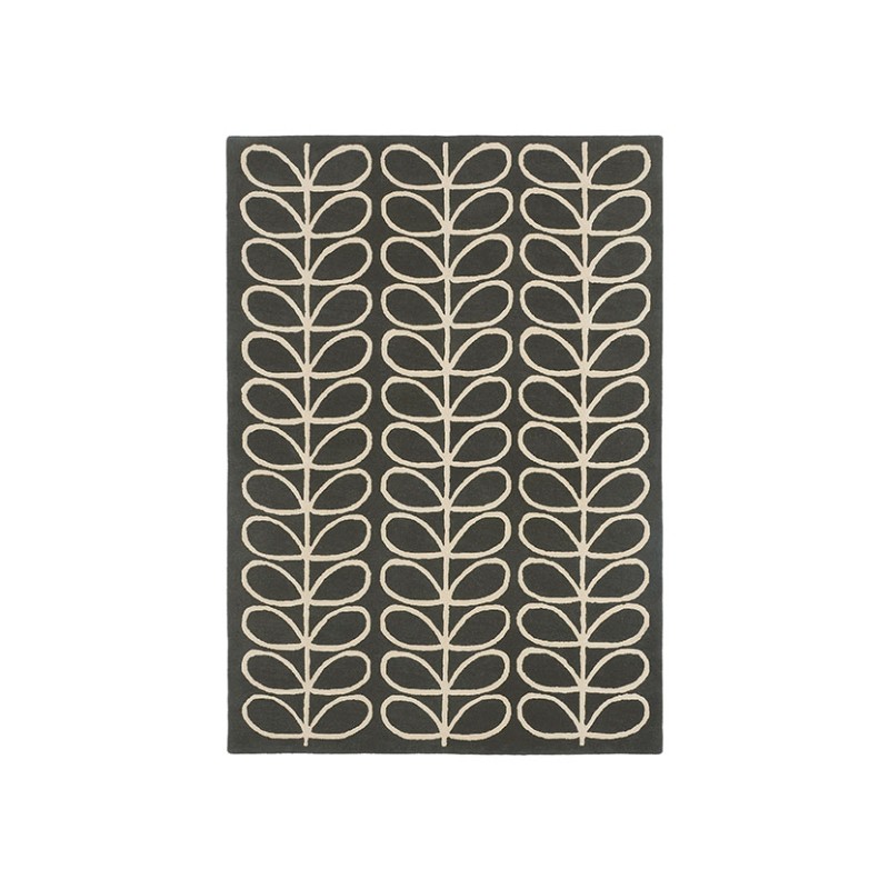 Orla Kiely Linear Stem Slate Rug 180cm x 120cm Orla Kiely Linear Stem Slate Rug 180cm x 120cm