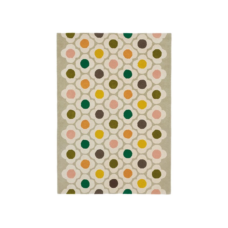 Orla Kiely Spot Flower Multi Rug 180cm x 120cm Orla Kiely Spot Flower Multi Rug 180cm x 120cm